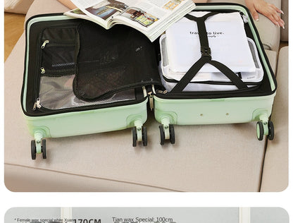 Travel Suitcase | Lightweight PC Trolley Case with USB Charging