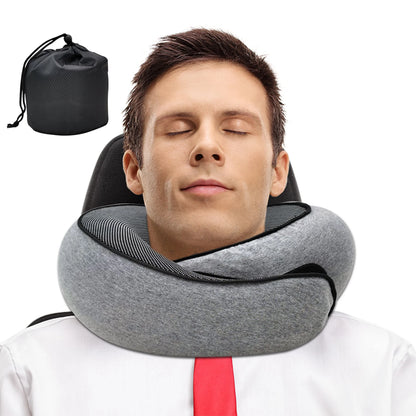 Travel Neck Pillow Memory Foam U-shaped Pillow