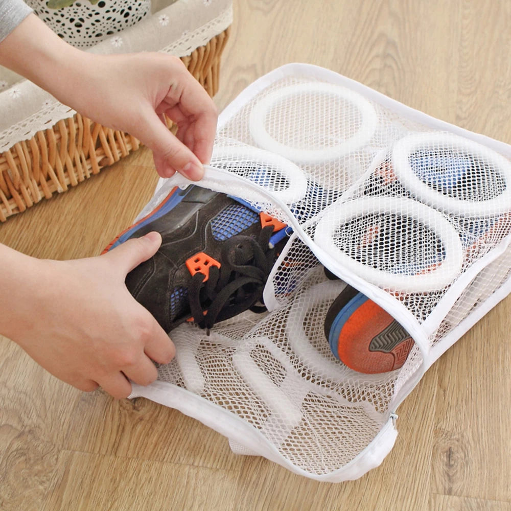 Shoes Washing Machine Bag – Portable Mesh Laundry Bag