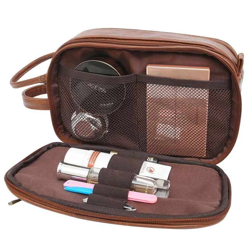 Men's Travel Toiletry Bag - Shaving Dopp Kit Storage Bag