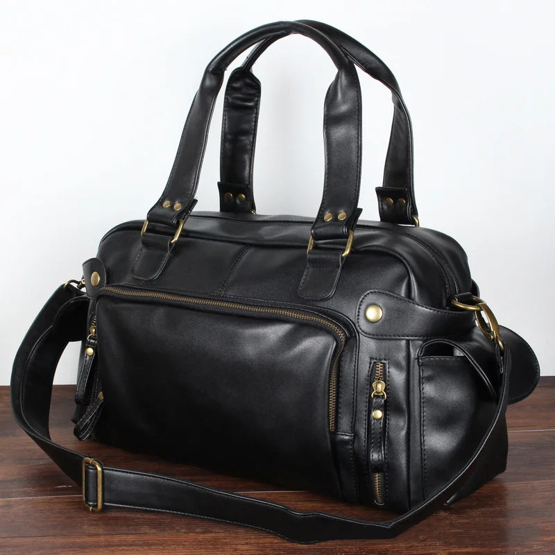 Male Travel Bag Retro Duffle