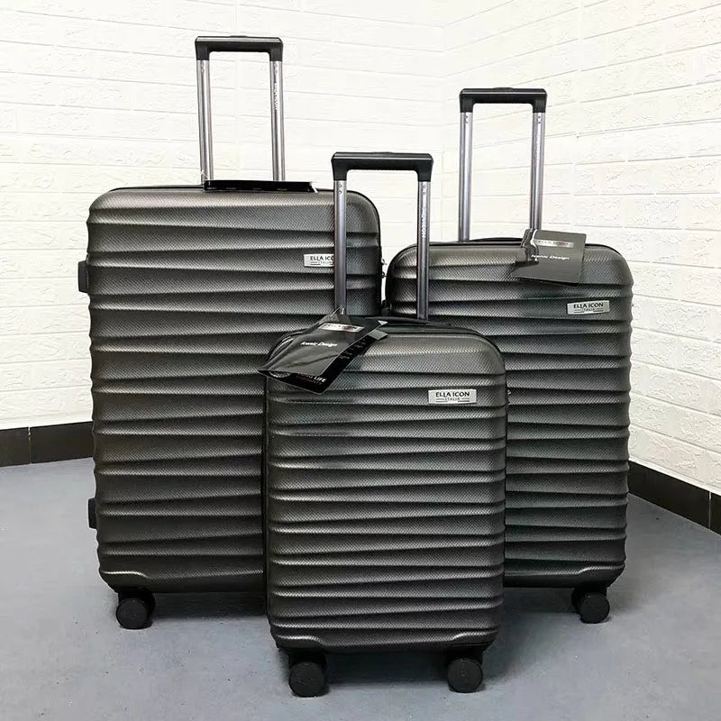 Men's Business Luxury Suitcase Available in 20", 24", and 28" Sizes | ABS Rolling Luggage Spinner