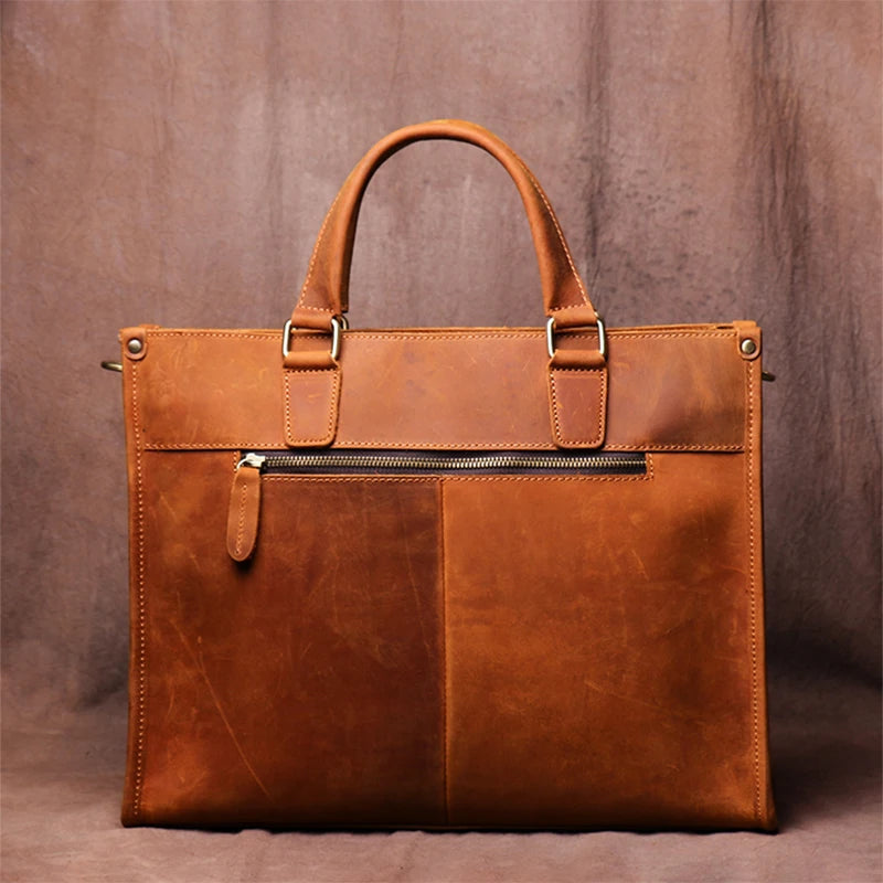 Vintage Man Handbag Briefcase