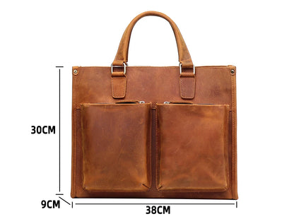 Vintage Man Handbag Briefcase