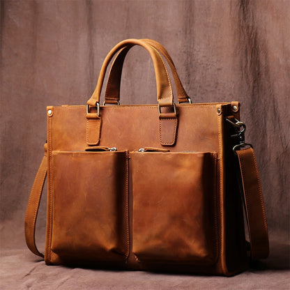 Vintage Man Handbag Briefcase