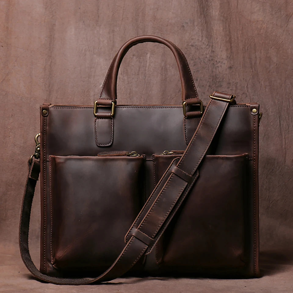 Vintage Man Handbag Briefcase