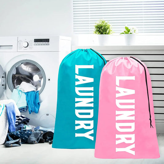 XL Travel Laundry Bags - Dirty Clothes Organizer with Extra-Large Capacity