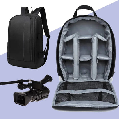 Multi-Functional Outdoor Camera Backpack - Waterproof Digital Shoulder Camera Bag