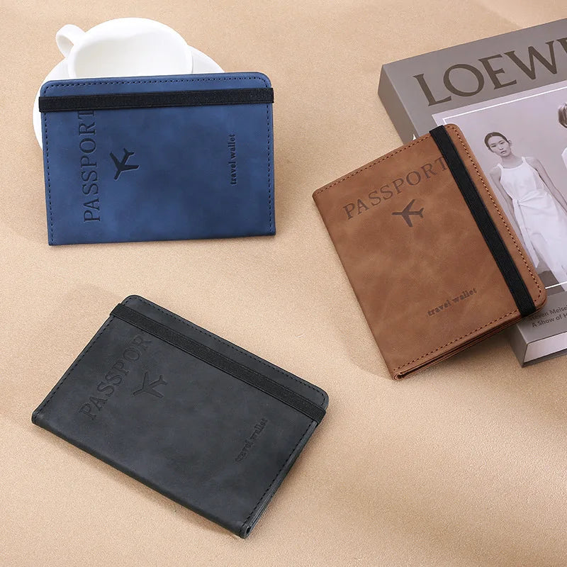 RFID Vintage Business Passport Holder