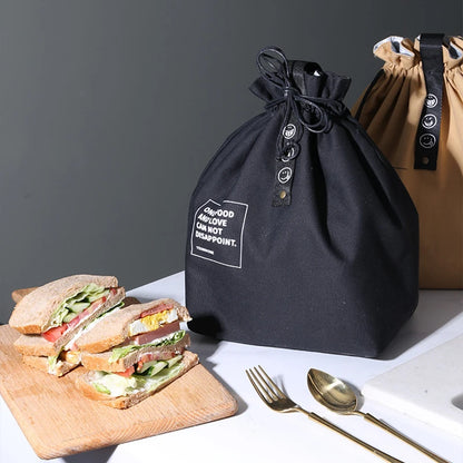 Canvas Lunch Bag - Bento Box Handbag