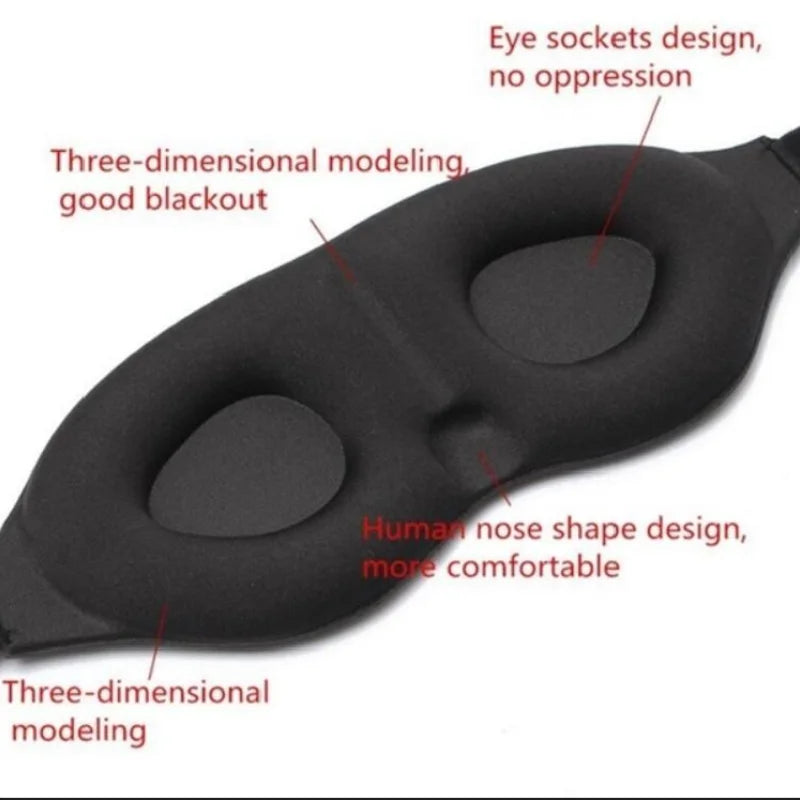 3D Sleeping Eye Mask - Travel Rest Aid Eye Cover Patch