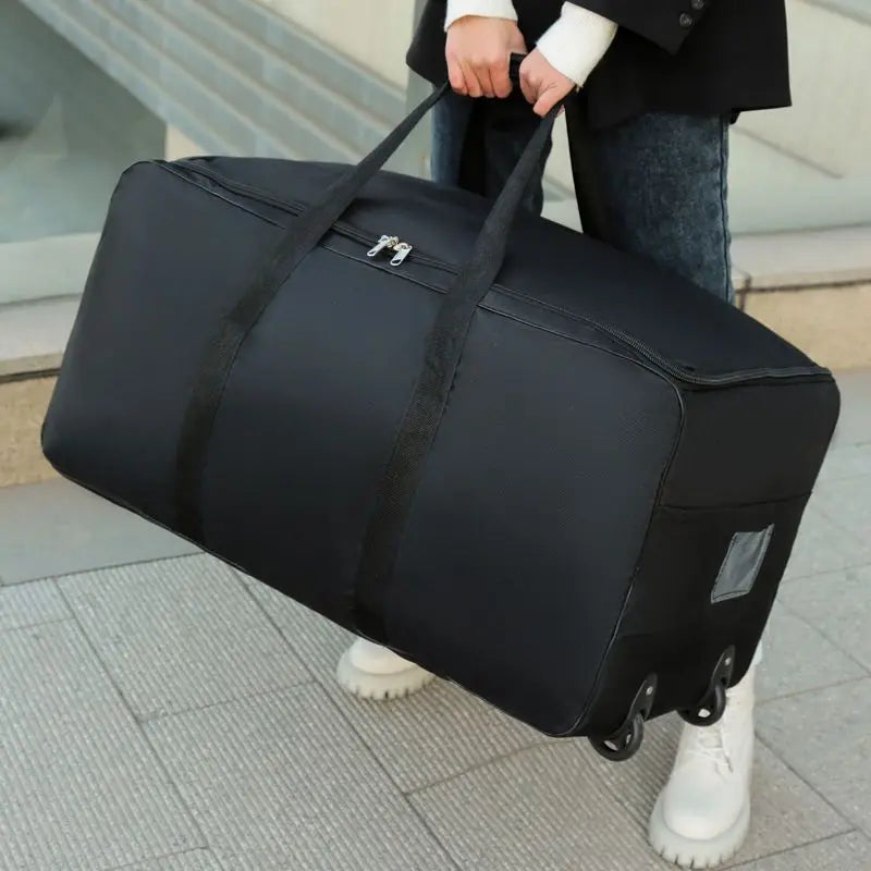 Foldable Wheel Bag – Large Capacity Storage with Wheels, Expandable Trolley Suitcase