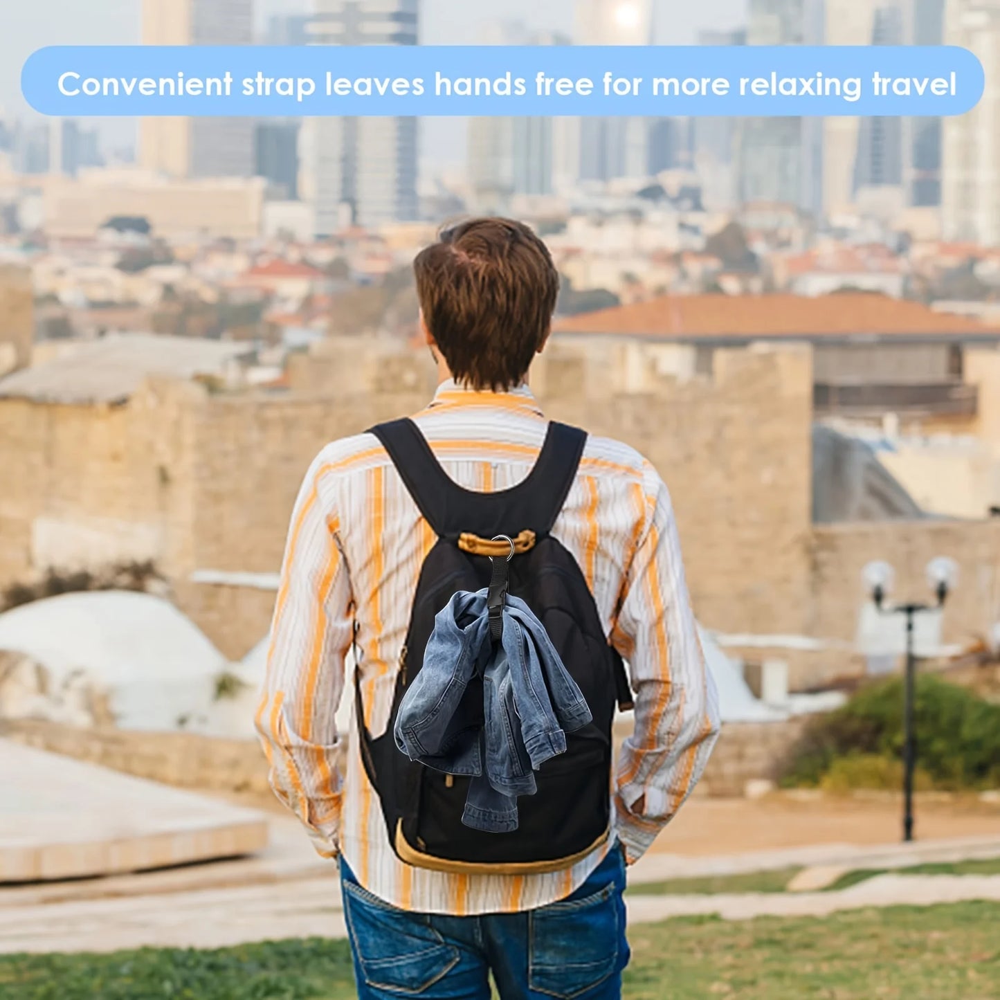 Travel Luggage Fixed Strap – Secure and Convenient Backpack Accessory