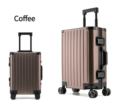 Large Capacity Durable Luggage | Aluminum, Carry-On, Boarding, Travel