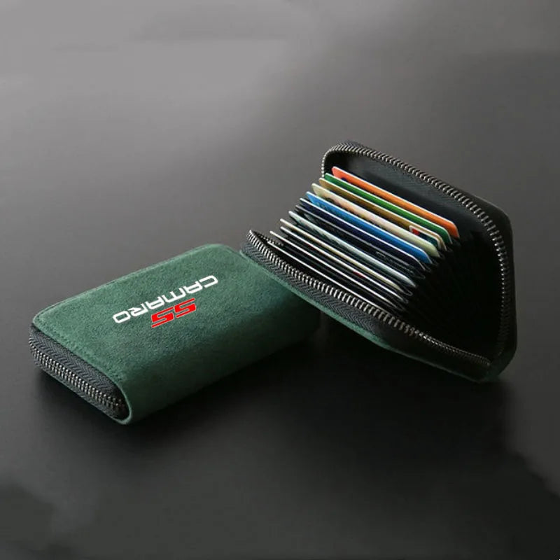 Business Card Holder Wallet Women Men Bank ID Credit Card Holder  Leather Protects Card Bag for SS  Car Accessories