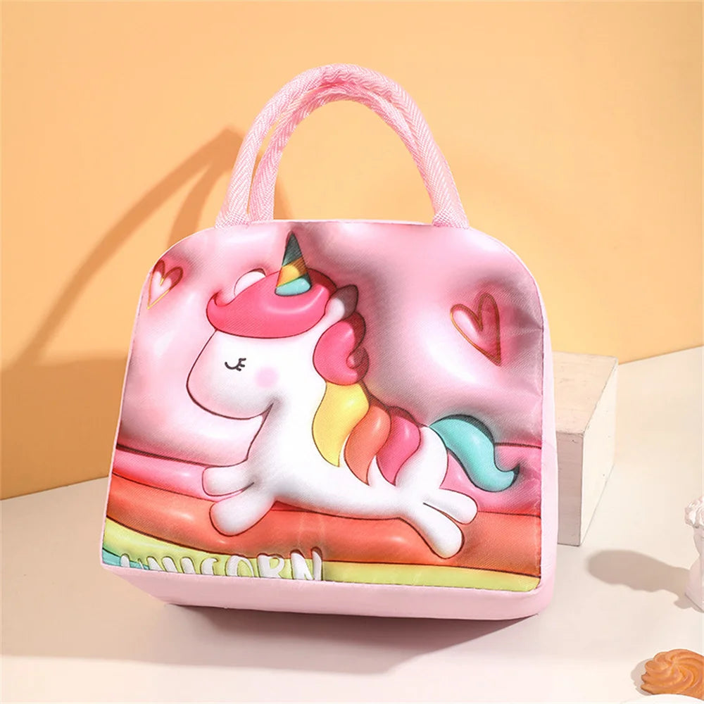 Cartoon Bento Bag – 3D Three-Dimensional Pattern Lunch Box