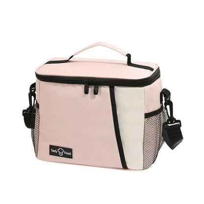 Insulated Lunch Bag - Large Reusable Lunch Bag with Adjustable Shoulder Strap