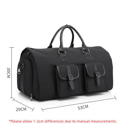 Men’s Hand Luggage Bag – Large Capacity Folding Sports and Travel Bag with Shoe Compartment