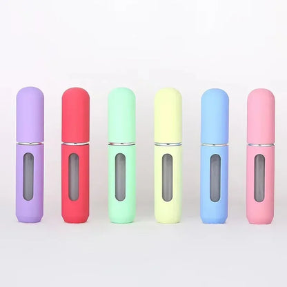 Candy Color Mini Travel Portable Bottom Filling Perfume Bottle - Refillable Fine Mist Spray