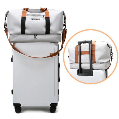 Large-Capacity Travel Bag for Men & Women – Dry-Wet Separation, Ideal for Sports, Fitness, and Short-Distance Travel