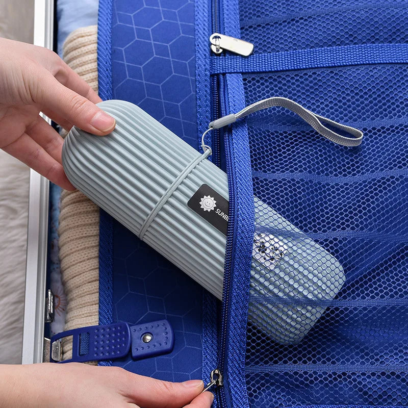 Portable Toothpaste and Toothbrush Holder Case – Travel-Friendly and Hygienic