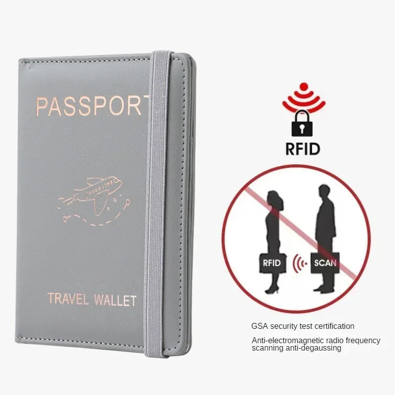 RFID Vintage Business Passport Holder