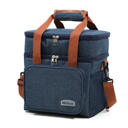 Portable Thermal Lunch Bag – Insulated Cooler with Shoulder Strap, Perfect for Picnic, Office, or Tailgating