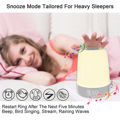 New Alarm Clock Wake-Up Light with Sunrise Simulation