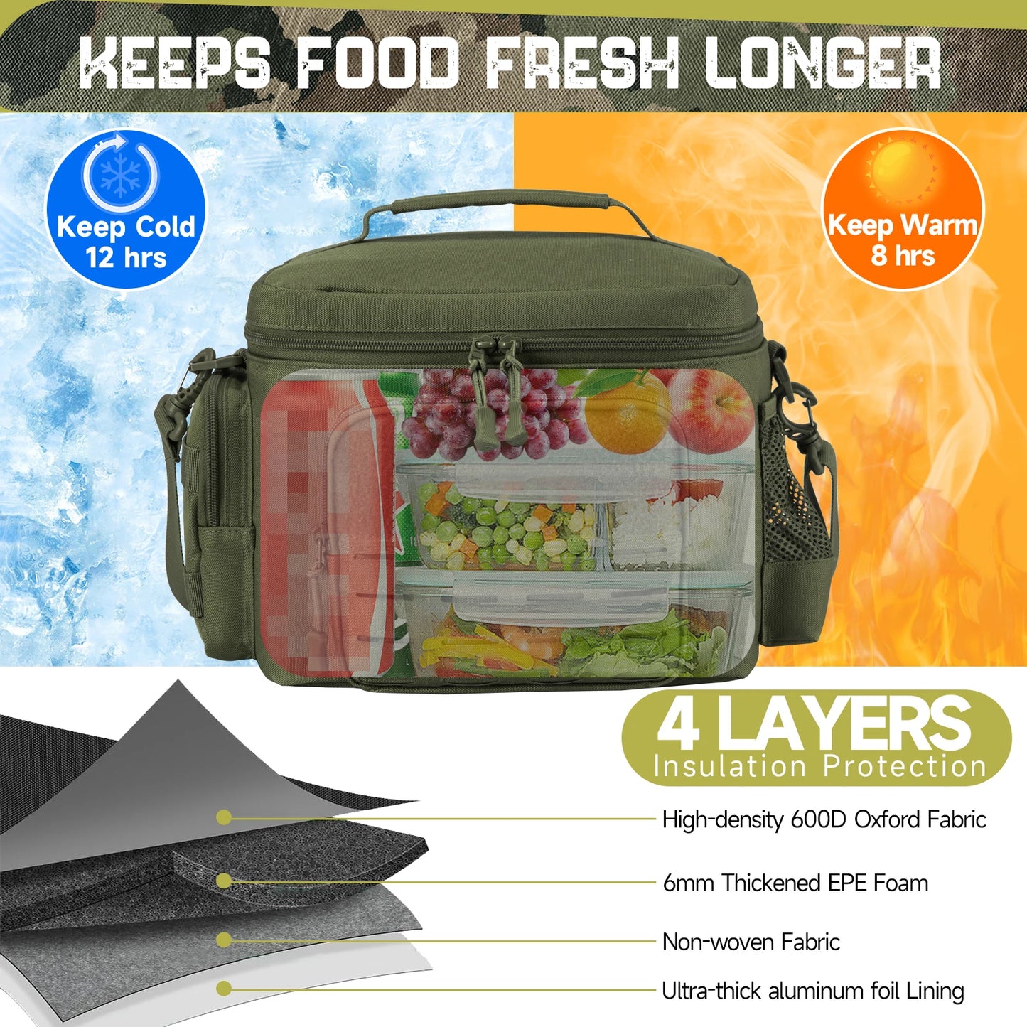 Tactical Lunch Box for Men