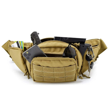 Tactical Men's Waist Fanny Pack - High-Quality Nylon Hip Bum Bag