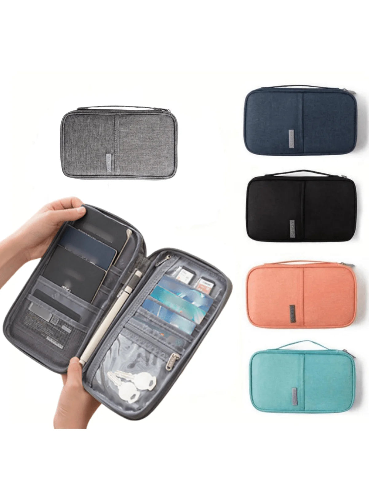 1PC Portable Travel Airplane Bag - Business Trip Passport Bag