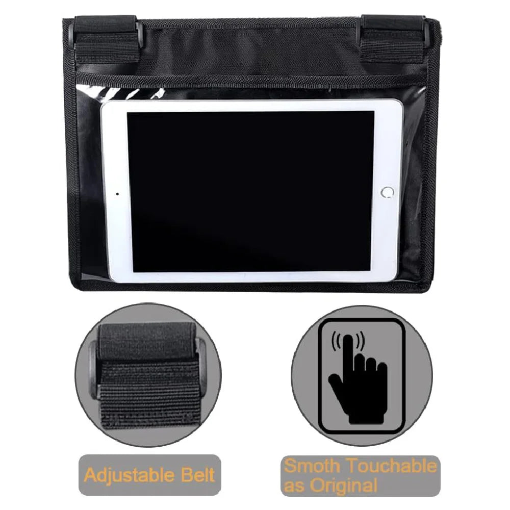 Black Portable Tablet Holder – Detachable and Lightweight Travel Accessory