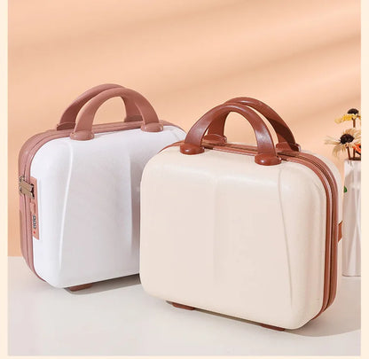 Portable Travel Hand Luggage Cosmetic Case with Password Lock Makeup Storage Bag