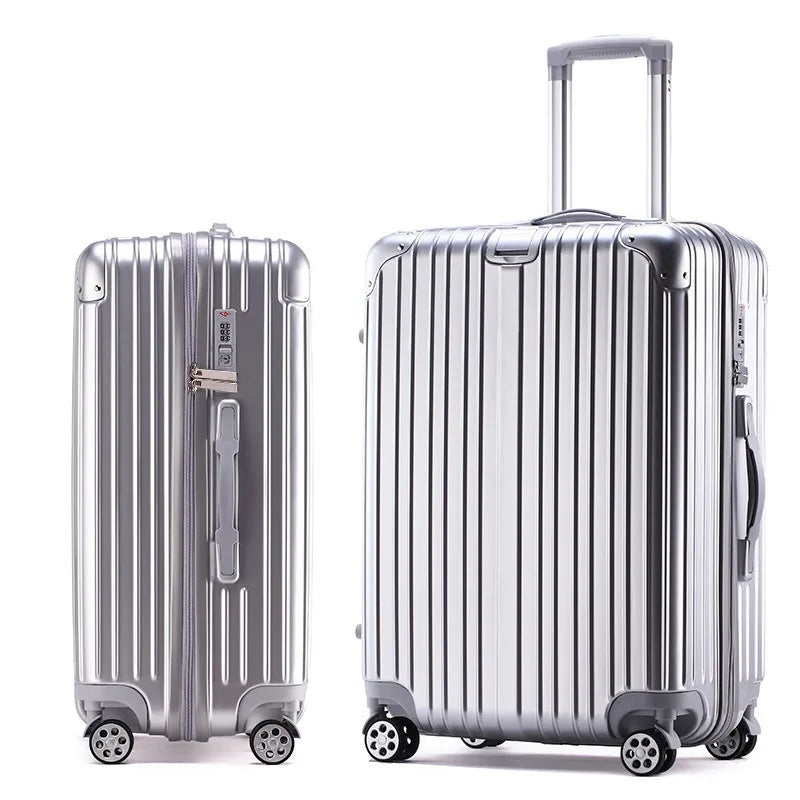 Thickened Aluminium Frame & PC Suitcase with Universal Wheels