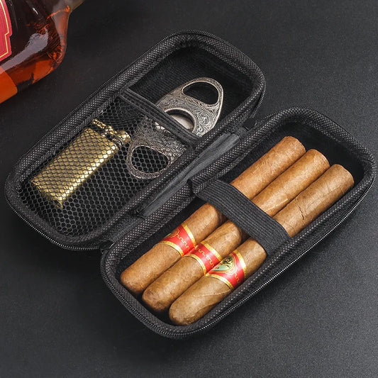 Portable Cigar Case - EVA Lightweight Travel Storage Bag