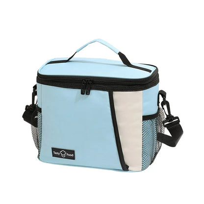 Insulated Lunch Bag - Large Reusable Lunch Bag with Adjustable Shoulder Strap