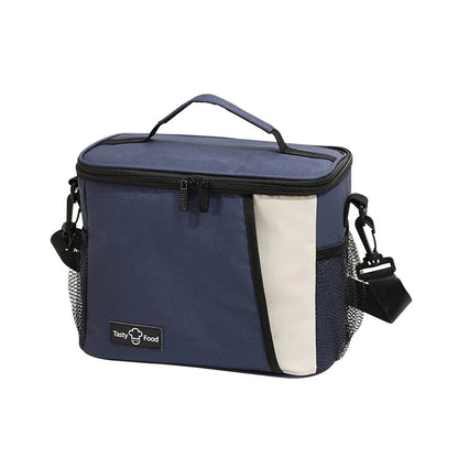 Insulated Lunch Bag - Large Reusable Lunch Bag with Adjustable Shoulder Strap