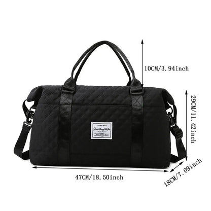 Women’s Waterproof Travel Duffle Bag – Stylish Large Capacity Handbag for Gym, Sport, and Travel