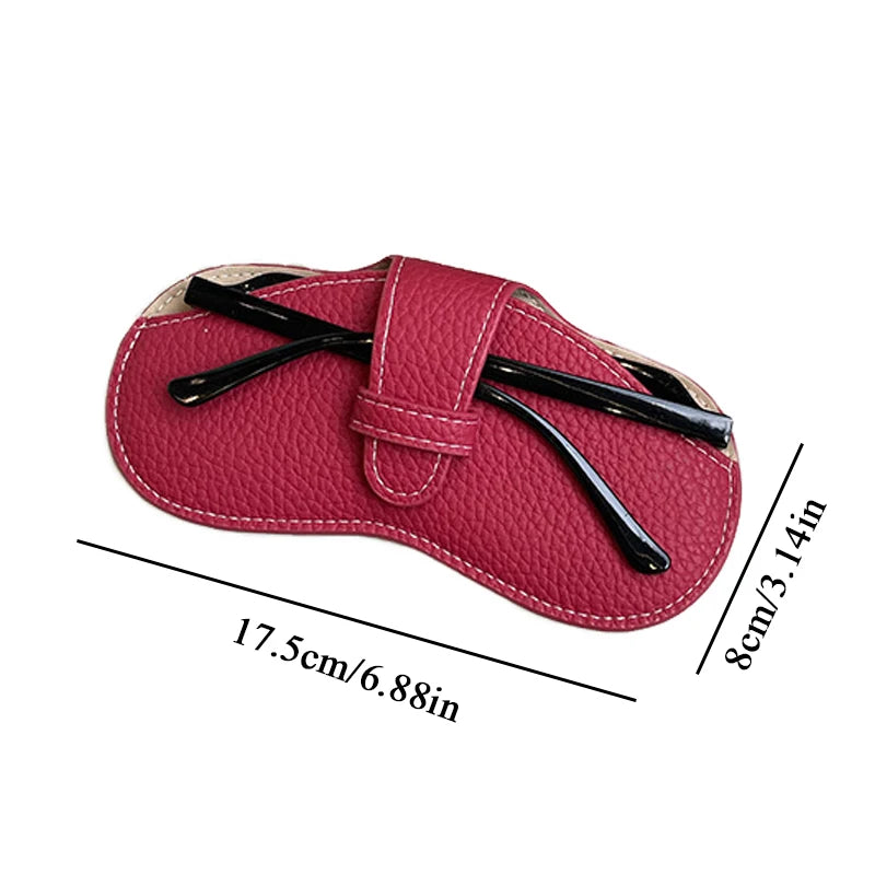 Fashionable Leather Soft Glasses Case for Women