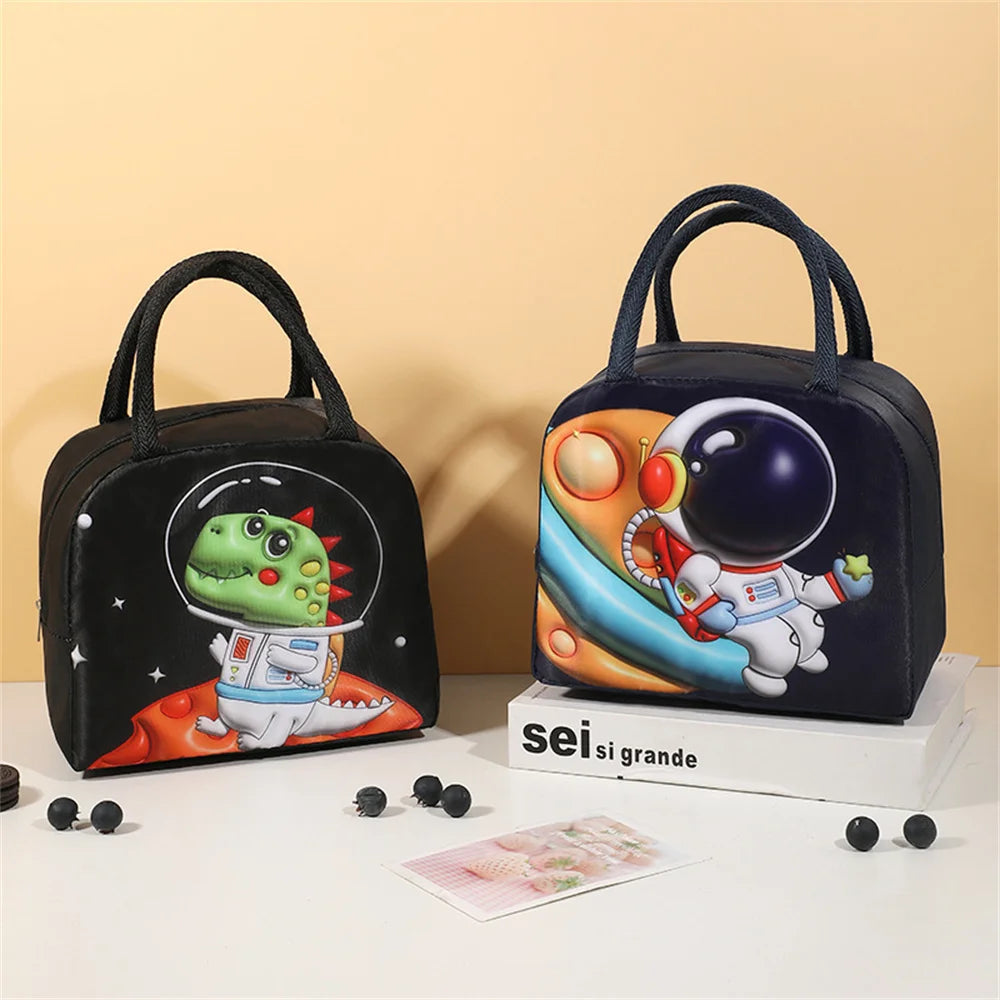 Cartoon Bento Bag – 3D Three-Dimensional Pattern Lunch Box