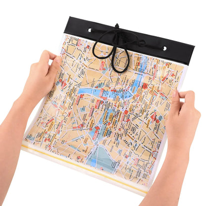 Map Case Clear Waterproof PVC Document Holder