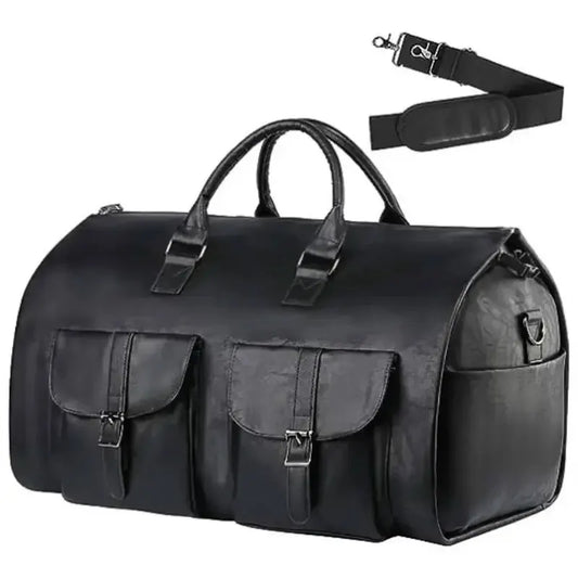 Versatile Business Garment Bag - Convertible Duffle Bag for Travel and Gym