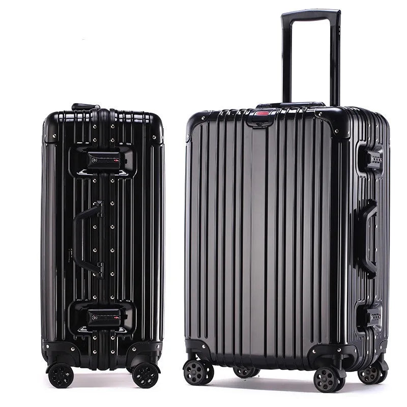 Thickened Aluminium Frame & PC Suitcase with Universal Wheels