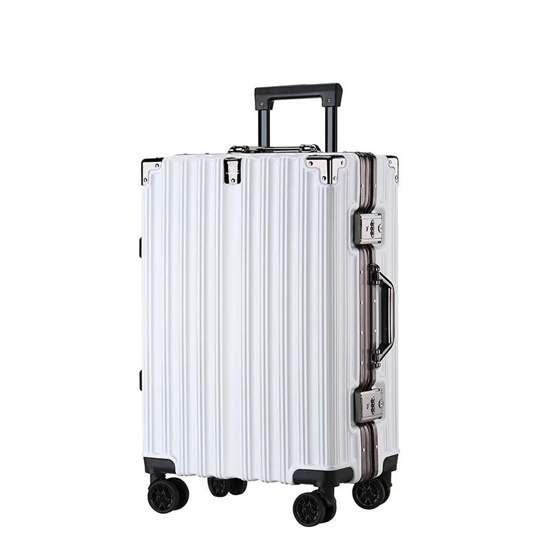 Trolley Luggage with Aluminum Frame – Stylish and Durable Travel Suitcases on Wheels