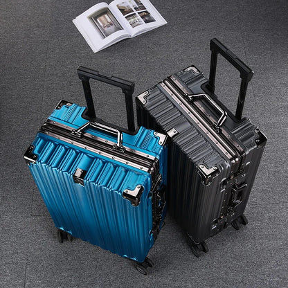 Trolley Luggage with Aluminum Frame – Stylish and Durable Travel Suitcases on Wheels