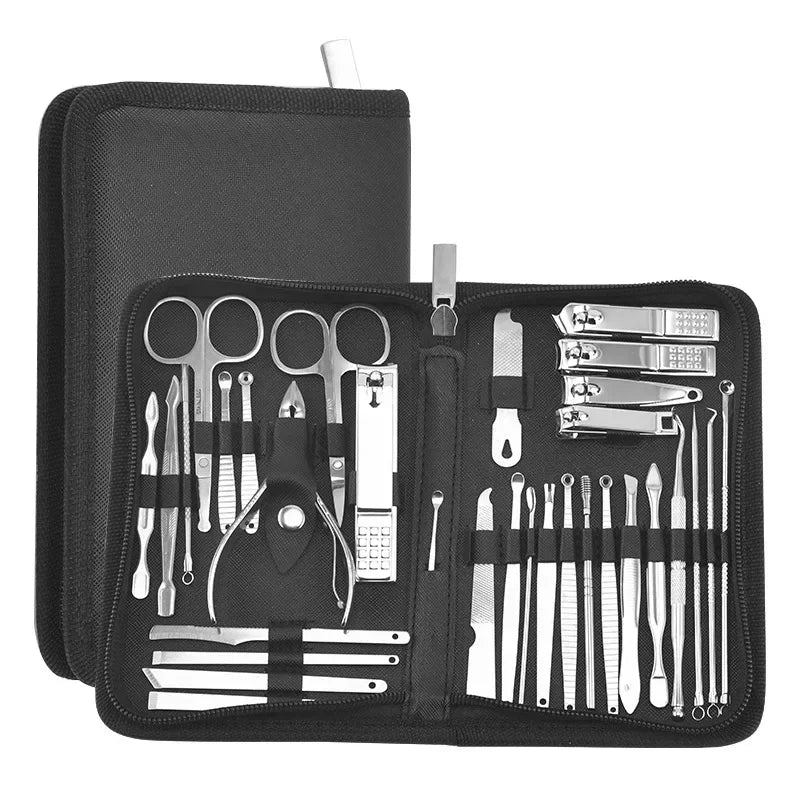 8/26/30pcs Nail Clippers High-Quality Manicure Pedicure Kit – Perfect for Travel & Everyday Use