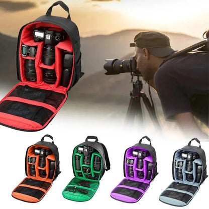 Multi-Functional Outdoor Camera Backpack - Waterproof Digital Shoulder Camera Bag