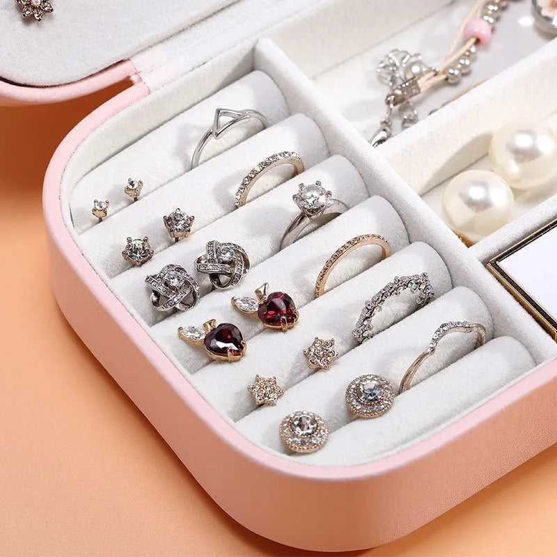 2024 Portable Jewelry Box - Jewelry Organizer Display Travel Case