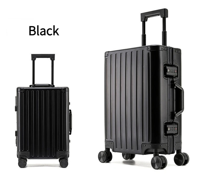 Large Capacity Durable Luggage | Aluminum, Carry-On, Boarding, Travel