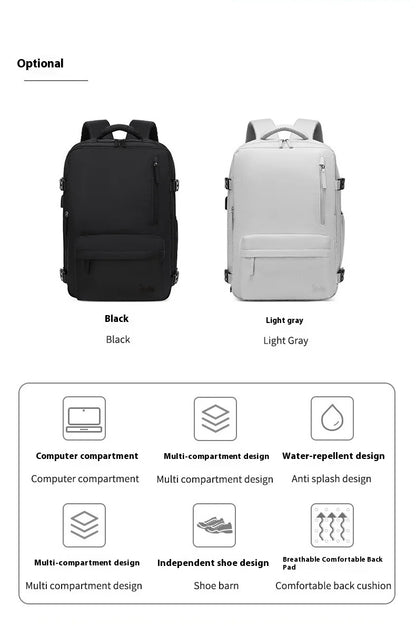 Laptop Bag Travel Backpack for Women & Men – Large Capacity Cabin Backpack for EasyJet & Ryanair